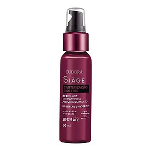 Sérum Eudora Siage Cauterização Dos Fios 60ml