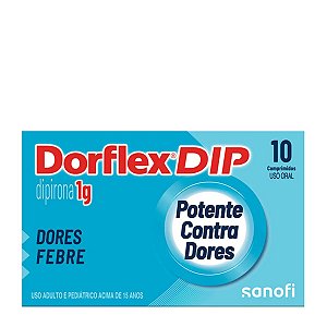 Analgésico, Relaxante Muscular e Antitérmico Dorflex DIP 1g 10 Comprimidos