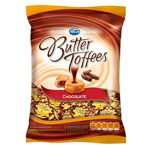 Bala sabor Chocolate Pacote com 100g - Butter Toffees