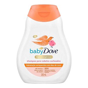 Shampoo Dove Baby Hidratação Enriquecida Cabelos Cacheados 200ml
