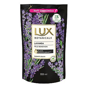 Sabonete Líquido Lux Botanicals Lavanda 200ml Refil