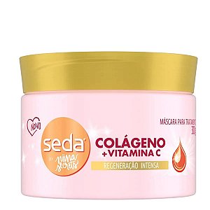 Máscara De Tratamento Seda By Niina Secrets Colágeno e Vitamina C 300g