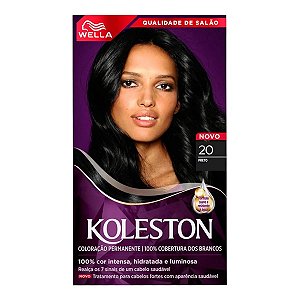 Tinta de Cabelo Koleston 20 Preto