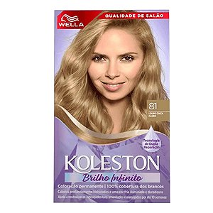 Tinta de Cabelo Wella Koleston 81 Louro Cinza Claro