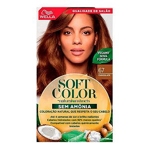 Tinta de Cabelo Wella Soft Color 67 Chocolate