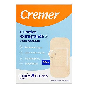 Curativo Cremer Extra Grande XXG 8 Unidades
