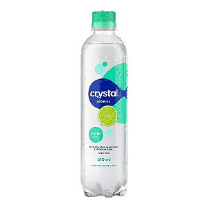 Água Saborizada Com Gás Crystal Limão 510ml
