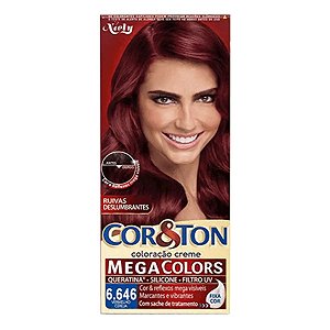Tinta de Cabelo Niely Cor&Ton Mega Colors 6.646 Vermelho Cereja