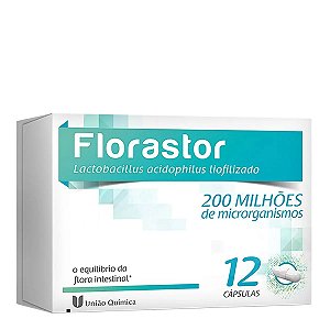 Florastor União Química 12 Cápsulas