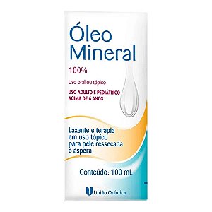 Óleo Mineral União Química 100ml