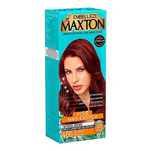 Tinta de Cabelo Embelleze Maxton Creme 4.66 Vermelho Borgonha