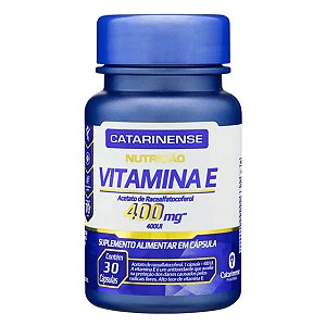 Vitamina E 400mg Catarinense Nutrição 30 Cápsulas