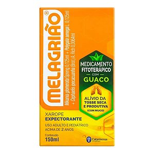 Expectorante e Fitoterápico Melagrião 0,125mg/ml + 0,125mg/ml + 0,0064mg/ml 150 ml