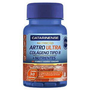 Colágeno Artro Ultra Tipo II Catarinense 30 Cápsulas Gelatinosas