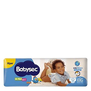 Fralda Babysec Ultrasec Galinha Pintadinha XXG 52 Unidades