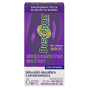 Analgésico e Antiespasmódico Buscopan Composto 6,67mg/ml 20ml Solução Gotas