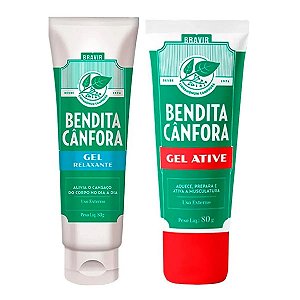 Gel de Massagem Bendita Cânfora Relaxante 80g