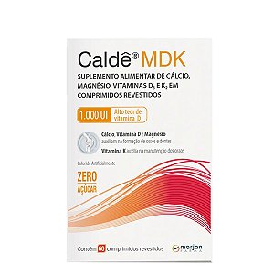 Suplemento Alimentar Caldê MDK 1000UI Marjan 60 Comprimidos Revestidos