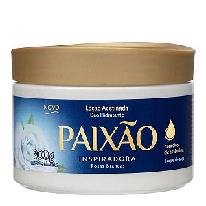 Loção Acetinada Paixão Inspiradora Rosas Brancas 300g
