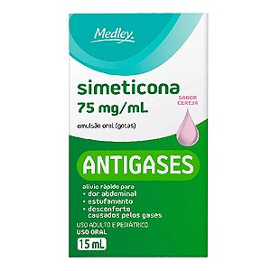 Antigases Simeticona 75mg/ml Genérico Medley 15ml Gotas