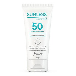 Protetor Solar Facial Sunless FPS 50 Translúcido 35g Gel