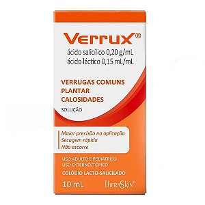 Queratolítico Verrux 0,20g/ml + 0,15ml/ml 10ml