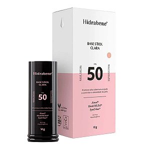 Base Facial Hidrabene Stick Cor Clara FPS50 12g