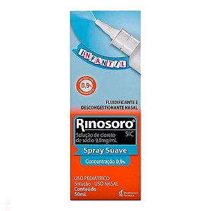 Descongestionante Rinosoro Jet Sic Pediátrico 9mg/ml 50ml