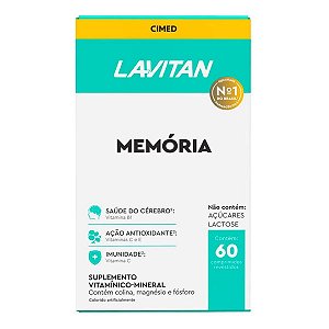 Suplemento Vitamínico Lavitan Memoria Zero 60 Comprimidos