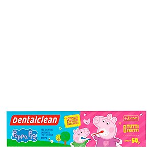 Pasta de Dente Gel Infantil Dentalclean Peppa Pig Tutti Frutti 50g