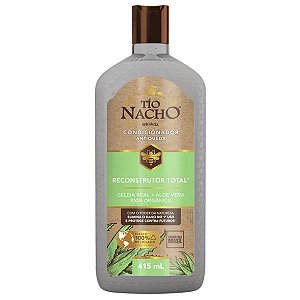 Condicionador Tio Nacho Reconstrutor Total Aloe Vera Orgânico Hidrata e Controla e Frizz 415ml