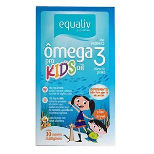 Ômega 3 Equaliv Kids 30 Cápsulas Mastigáveis