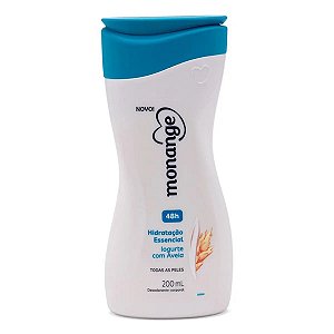 Hidratante Corporal Monange Iogurte com Aveia Hidratação Nutritiva Desodorante 200ml