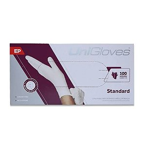 Luva de latex para procedimento - Unigloves - Xp (Cód. 26.6797)