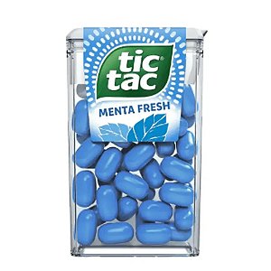Pastilhas sabor menta fresh com 14,5g - Tic Tac
