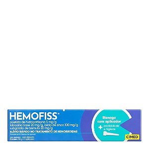Hemofiss 5mg/g + 20mg/g + 100mg/g + 20mg/g Cimed 30g Pomada com 1 Aplicador