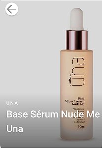 Base Sérum Nude Me Natura - cor 10N
