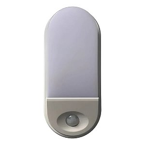 EMBULED ARANDELA DE PAREDE, 15W, 1350lm, IR80, COM SENSOR, BRANCO, BIVOLT 6000K