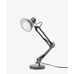 OPUS LUMINARIA DE MESA CLASSIC ARTICULADO, 1xE27, MAX.: 40W, IP20, FERRO, PRETO