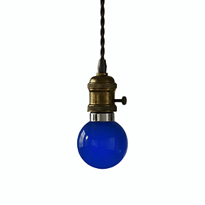 OPUS - LÂMPADA MINI BULBO LED, 3W, AZUL, 270lm, E27, G45, BIVOLT