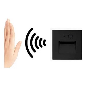 OPUS BALIZADOR SENTINELA COM SENSOR,3W, 3000K, 8,5MM X 8,55MM, BIVOLT, PRETO IP65