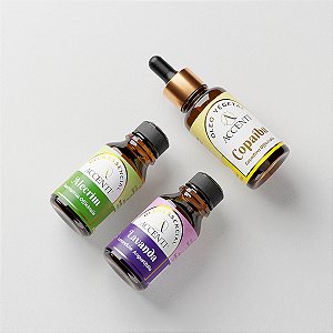 Kit Alívio de Óleos Essenciais e Vegetal - Accenti