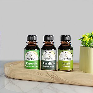 Kit Bem-estar & Protege de Óleos Essenciais - Accenti