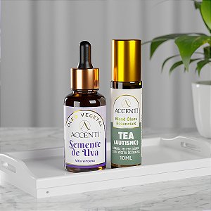 Kit Aconchego Essencial de Óleo Vegetal e Blend - Accenti