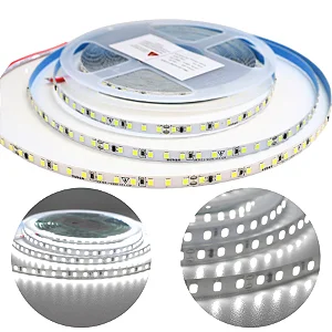 FITA LED 240 LEDS POR METRO IP20 6500K 5M 24 VOLTS LUZ BRANCA FRIA 24V