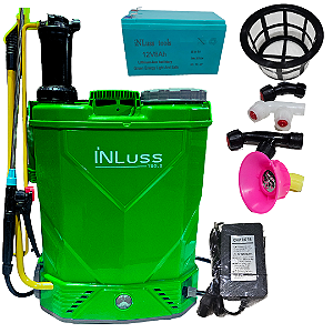 Inluss Pulverizador Costal 2 Em 1 Elétrico E Manual 20 L