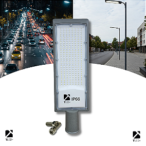 LUMINÁRIA DE POSTE TLED 110W 6500K - BRANCO FRIO