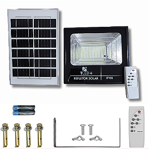 REFLETOR SOLAR TLED 60W 6500K - BRANCO FRIO