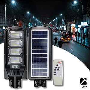 LUMINÁRIA SOLAR DE POSTE TLED 150W 6500K - BRANCO FRIO