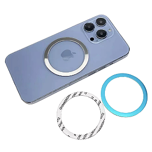 ANEL MAGNÉTICO PARA SMARTPHONES - KIT COM 3